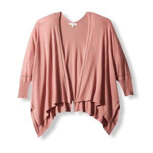 NVELOP Women's Cardigan Wild Rose Knit Dolman Sleeve Size S